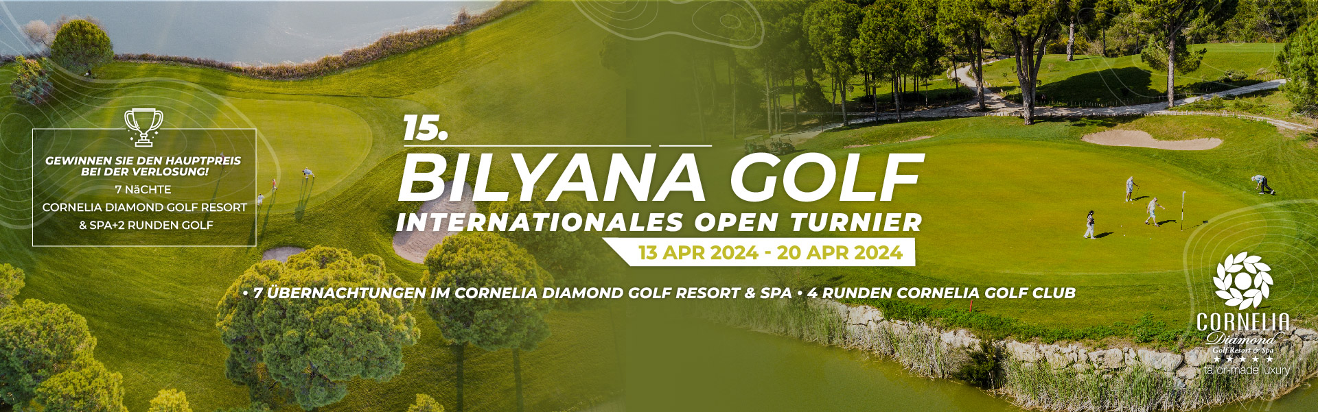 Bilyana Golf - 15. BILYANA GOLF INTERNATIONALES OPEN TURNIER