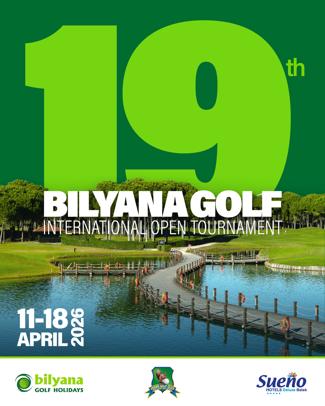 19. BILYANA GOLF INTERNATIONAL OPEN TURNIER