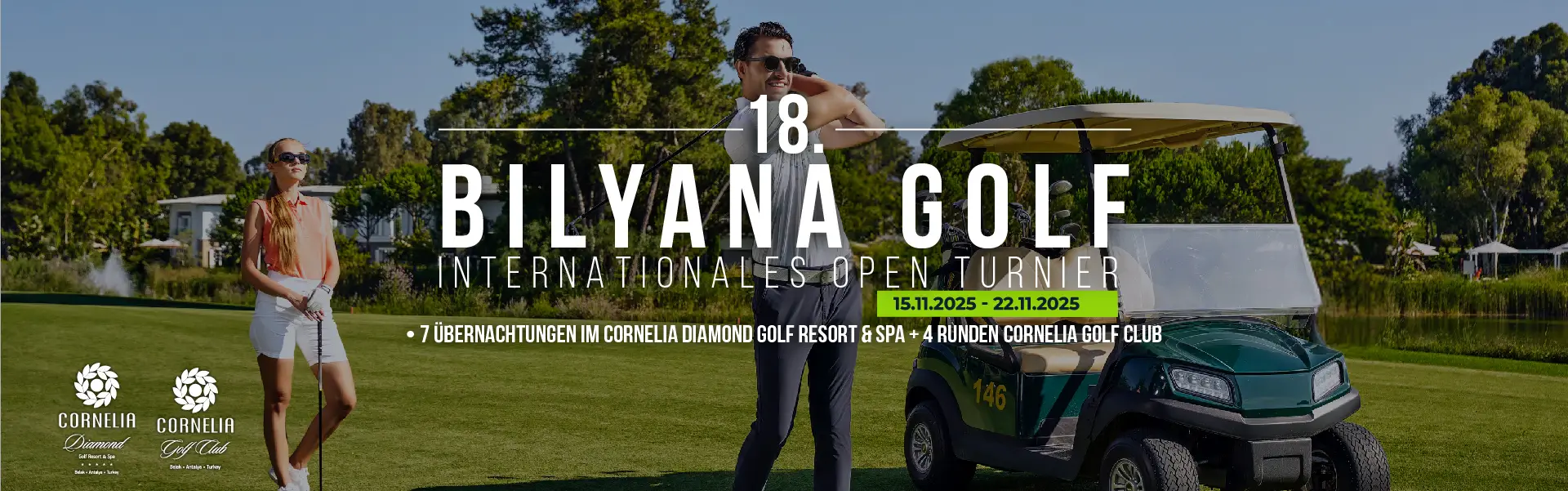 Bilyana Golf - 18. BILYANA GOLF INTERNATIONALES OPEN TURNIER